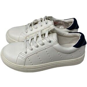 J.Crew Sneakers Tennis Shoes White Black Kids Size 13 NEW